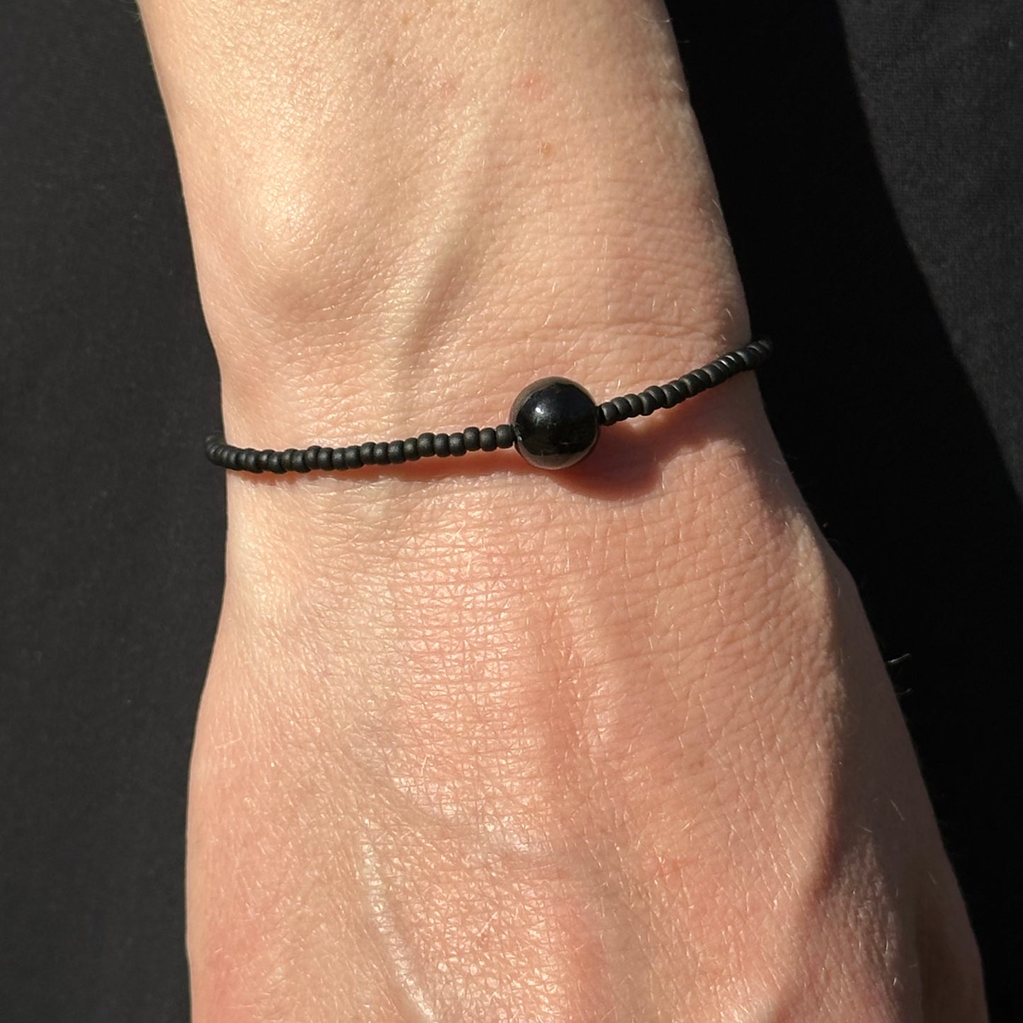 Black Tourmaline Gemstone Bracelet