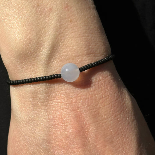 Blue Chalcedony Gemstone Bracelet