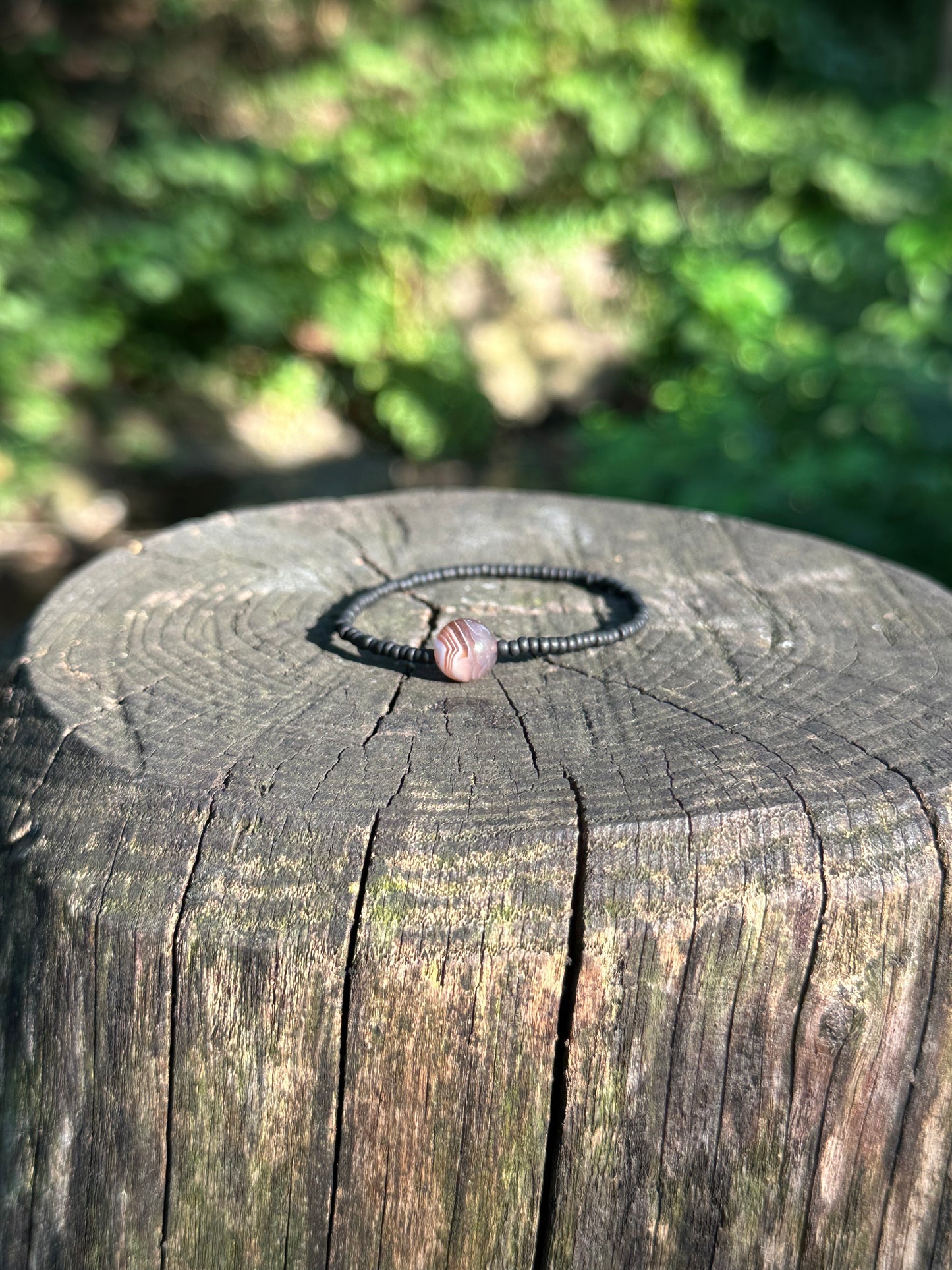 Botswana Agate Gemstone Bracelet